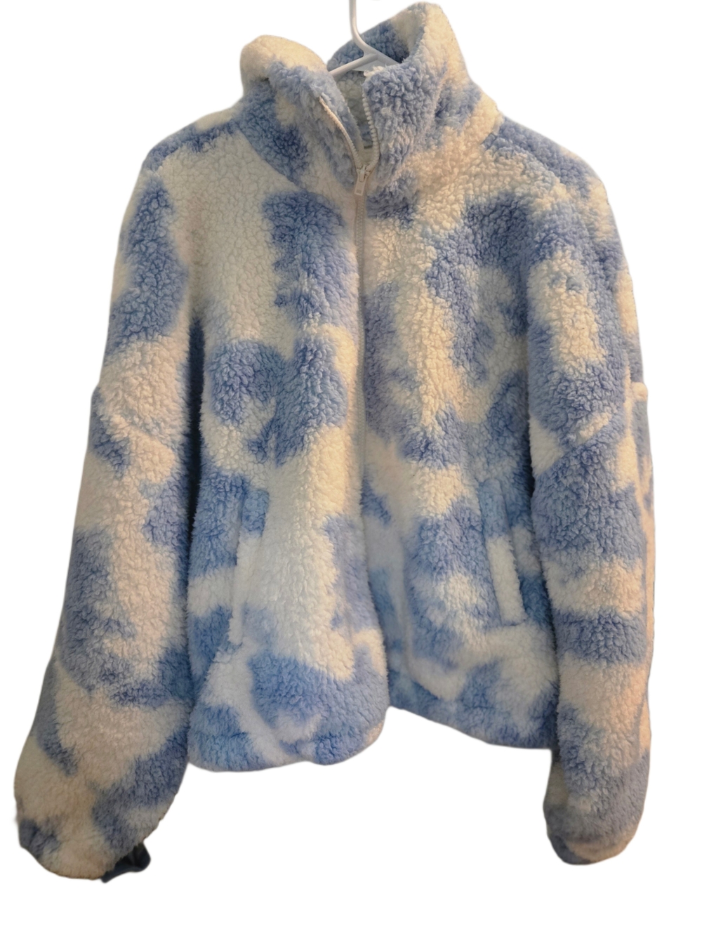 SO White Sherpa Fleece Jacket